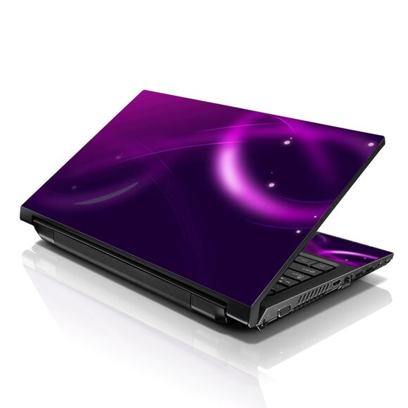 LSS 15.6 & 17.3 Inches Laptop Notebook Skin Sticker Decal - Abstract Purple - Picture 1 of 2